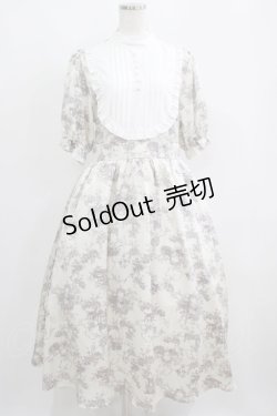 画像1: m petit by misako / トワルドジュイワンピース L オフ H-25-05-21-020-LO-OP-NS-ZH