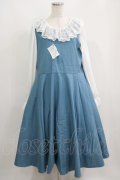 marcHenTica Laito / フレアワンピース ハイエルフ サックス H-25-05-21-021-LO-OP-NS-ZH