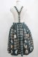 画像3: Forest Wardrobe（海外ロリータブランド） / Bouquet Plaid Strap Skirt XL グリーン H-25-05-21-022-GO-SK-NS-ZH (3)