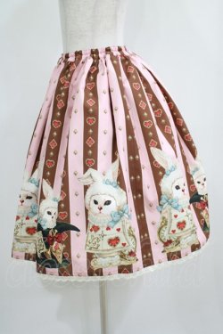 画像2: Enchantlic Enchantilly / 不思議の国のQueenCatスカート Free ピンク H-25-05-21-024-LO-SK-NS-ZH