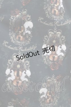 画像4: Enchantlic Enchantilly / 王女様のヴァイオリンジャンパースカート 大きいサイズ モスグリーン H-25-05-21-002-LO-OP-NS-ZH
