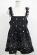 画像1: Candy Stripper / TINY FLOWER MINI ONE-PIECE  ブラック H-25-05-22-026-PU-OP-KB-ZH (1)