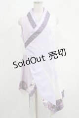Qutie Frash / インナーチュニック  パープル×ホワイト H-25-05-22-029-QU-TO-KB-ZH