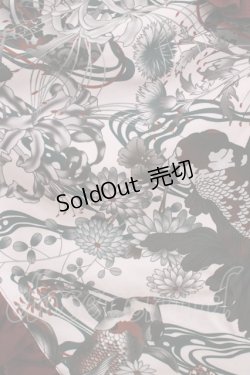 画像4: Qutie Frash / 和柄オフショルチュニック  ワイン H-25-05-22-030-QU-TO-KB-ZH