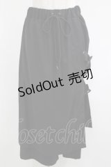 MiDiom / Belted Covered Pants  ブラック H-25-05-22-031-PU-PA-KB-ZH
