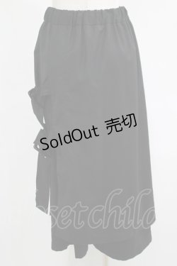 画像3: MiDiom / Belted Covered Pants  ブラック H-25-05-22-031-PU-PA-KB-ZH