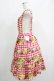 画像2: Melody BasKet / Fruits BasKetサロペットスカート  レッド H-25-05-22-004-LO-SK-KB-ZH (2)