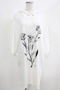 MiDiom / Regret Print Flare Parka  白 H-25-05-22-042-PU-TO-KB-ZH