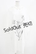 MiDiom / Regret Print Flare Parka  白 H-25-05-22-042-PU-TO-KB-ZH
