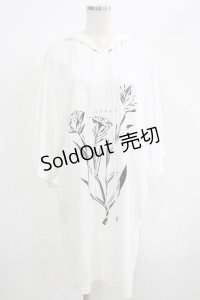MiDiom / Regret Print Flare Parka  白 H-25-05-22-042-PU-TO-KB-ZH