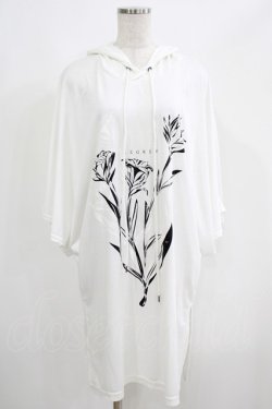 画像1: MiDiom / Regret Print Flare Parka  白 H-25-05-22-042-PU-TO-KB-ZH