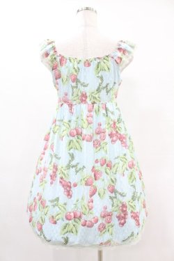 画像2: MILK / CHERRY gardenベビードール  サックスベース H-25-05-22-1036-ML-OP-KB-ZH