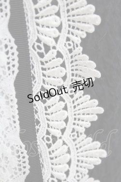 画像3: Jane Marple / カットワークレースギャザースカート  黒×白 H-25-05-22-1038-JM-SK-KB-ZH