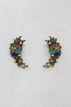 画像1: Michal Negrin / フラワーイヤリング  ゴールド H-25-05-22-1007-LO-AC-KB-ZH