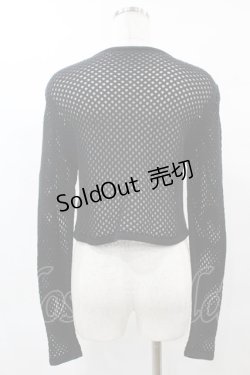 画像2: MILK / ローズニットカーデ【MILK×jouetie】  ブラック H-25-05-22-1057-ML-TO-KB-ZH