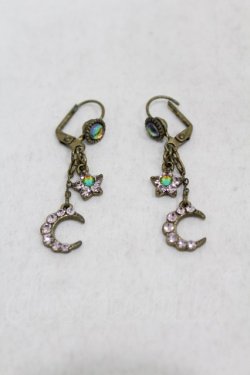 画像1: Michal Negrin / ムーンフラワーピアス  ゴールド H-25-05-22-1008-LO-AC-KB-ZH