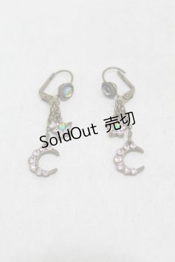画像1: Michal Negrin / ムーンフラワーピアス  ゴールド H-25-05-22-1008-LO-AC-KB-ZH