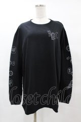 Candy Stripper / コジコジの名？台詞 L/S TEE  ブラック H-25-05-22-1060-PU-TO-KB-ZH