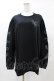 画像1: Candy Stripper / コジコジの名？台詞 L/S TEE  ブラック H-25-05-22-1060-PU-TO-KB-ZH (1)