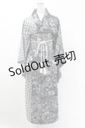 Qutie Frash / 2024 浴衣3点セット  ブラック H-25-05-22-1011-QU-OP-KB-ZH