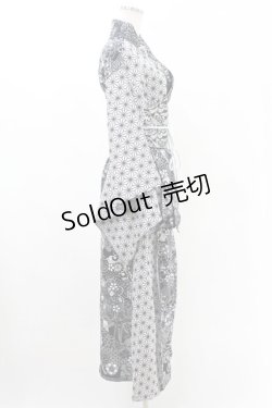 画像3: Qutie Frash / 2024 浴衣3点セット  ブラック H-25-05-22-1011-QU-OP-KB-ZH