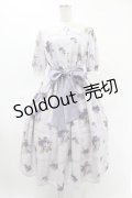 Melody BasKet / Violet laceスクエアカラーワンピース L バイオレット H-25-05-22-1017-LO-OP-KB-ZH