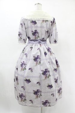画像2: Melody BasKet / Violet laceスクエアカラーワンピース L バイオレット H-25-05-22-1017-LO-OP-KB-ZH