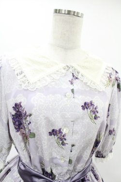 画像4: Melody BasKet / Violet laceスクエアカラーワンピース L バイオレット H-25-05-22-1017-LO-OP-KB-ZH