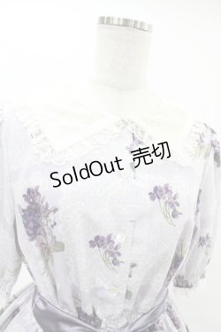 画像4: Melody BasKet / Violet laceスクエアカラーワンピース L バイオレット H-25-05-22-1017-LO-OP-KB-ZH