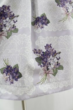画像5: Melody BasKet / Violet laceスクエアカラーワンピース L バイオレット H-25-05-22-1017-LO-OP-KB-ZH