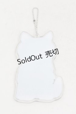 画像2: Candy Stripper /ACK CAT ACRYLIC KEY CHAIN   H-25-05-22-1003-PU-ZA-KB-ZH