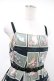 画像4: Emily Temple cute / Kitten Stamp Collectionキャミソールワンピース  グリーン H-25-05-22-1022-ET-OP-KB-ZH (4)