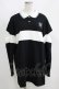 画像1: NieR Clothing / 襟付きプルオーバー  黒×白 H-25-05-22-055-PU-TO-KB-ZH (1)