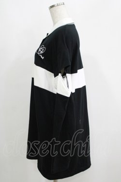 画像2: NieR Clothing / 襟付きプルオーバー  黒×白 H-25-05-22-055-PU-TO-KB-ZH