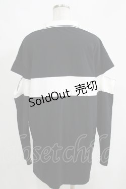画像3: NieR Clothing / 襟付きプルオーバー  黒×白 H-25-05-22-055-PU-TO-KB-ZH