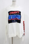 Candy Stripper / PLAY THE GAME KNIT  白 H-25-05-22-058-PU-TO-KB-ZH
