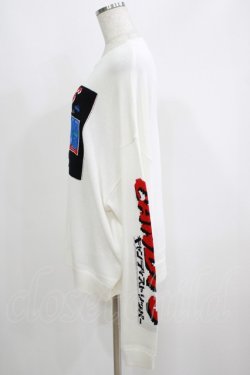 画像2: Candy Stripper / PLAY THE GAME KNIT  白 H-25-05-22-058-PU-TO-KB-ZH