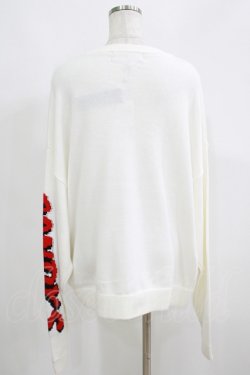 画像3: Candy Stripper / PLAY THE GAME KNIT  白 H-25-05-22-058-PU-TO-KB-ZH