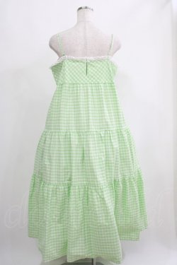 画像3: Katie / TERRIER PARADE sun dress FREE GREEN GINGHAM H-25-05-22-006-LO-OP-KB-ZH