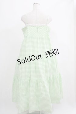 画像3: Katie / TERRIER PARADE sun dress FREE GREEN GINGHAM H-25-05-22-006-LO-OP-KB-ZH