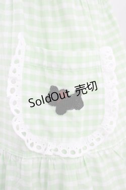 画像4: Katie / TERRIER PARADE sun dress FREE GREEN GINGHAM H-25-05-22-006-LO-OP-KB-ZH