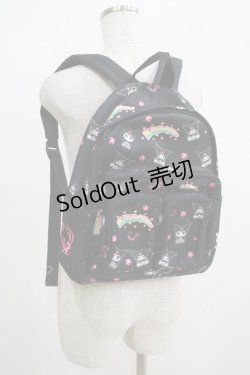 画像1: NieR Clothing / BACKPACK 【クロミ×NieRちゃん】  ブラック H-25-05-22-066-PU-BG-KB-ZH