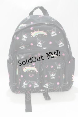 画像2: NieR Clothing / BACKPACK 【クロミ×NieRちゃん】  ブラック H-25-05-22-066-PU-BG-KB-ZH