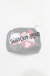 NieR Clothing / ミニポーチキーホルダー  黒 H-25-05-22-071-PU-ZA-KB-ZH