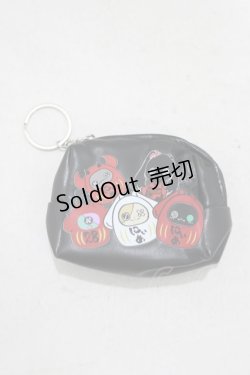 画像2: NieR Clothing / ミニポーチキーホルダー  黒 H-25-05-22-071-PU-ZA-KB-ZH