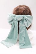 Katie / DOLL RIBBON head dress  LIGHT BLUE VELOUR H-25-05-22-073-LO-AC-KB-ZH