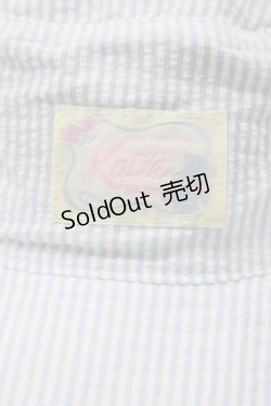 画像2: Katie / BABY STRIPE bucket hat  BLUE H-25-05-22-074-LO-AC-KB-ZH