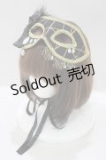 ATELIER　Ruby / Mask Headdress  黒 H-25-05-22-075-EL-ZA-KB-ZH