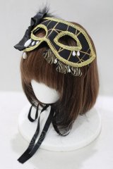 ATELIER　Ruby / Mask Headdress  黒 H-25-05-22-075-EL-ZA-KB-ZH