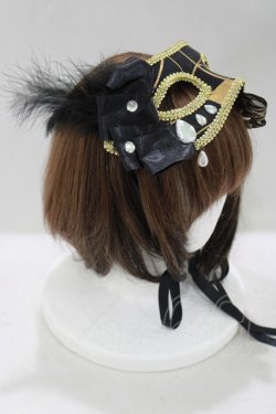 画像2: ATELIER　Ruby / Mask Headdress  黒 H-25-05-22-075-EL-ZA-KB-ZH